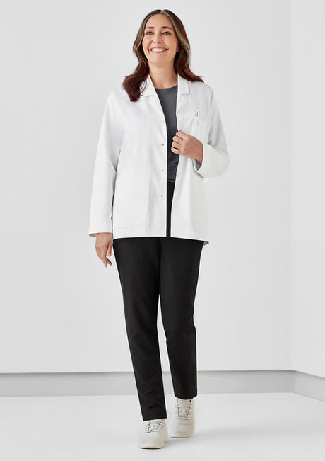 CC144LC-Hope Womens Cropped Lab Coat