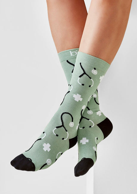 CCS149U-Unisex Happy Feet Comfort Socks
