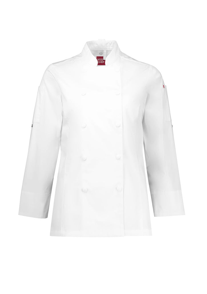 CH430LL-Womens Gusto Long Sleeve Chef Jacket