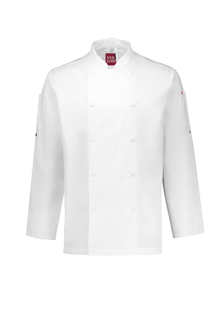 CH430ML-Mens Gusto Long Sleeve Chef Jacket