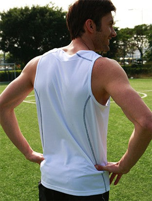 CT0926-Stitch Feature Essentials--Mens Stitch Singlet