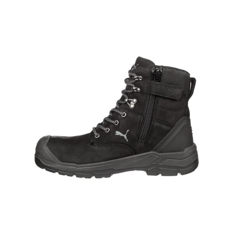 CONQUEST ZIP BOOT- BLK
