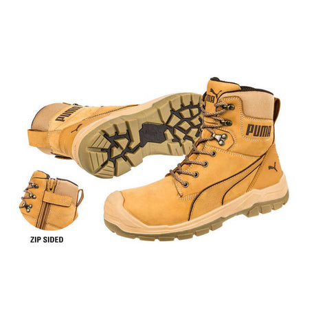CONQUEST ZIP BOOT- WHEAT