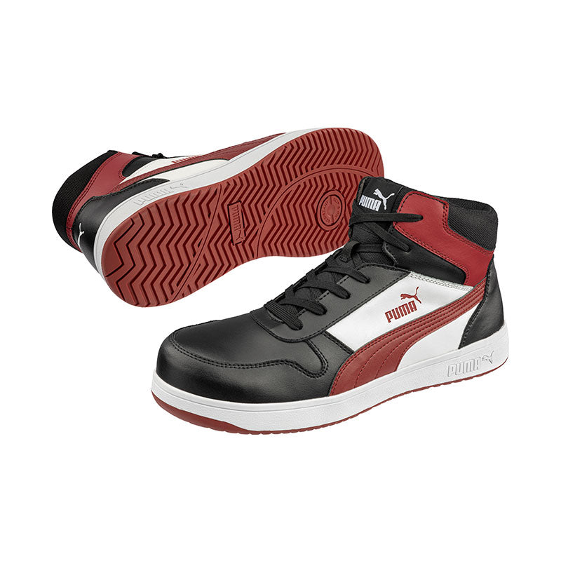 FRONTCOURT MID SHOE- BLK/RED