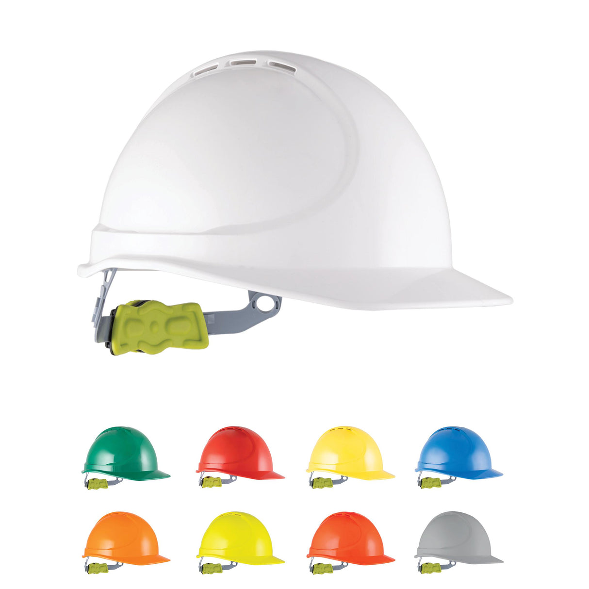 HPFPRGTE01-GTE1 Essential Type 1 ABS Vented Hard Hat with Ratchet Harness