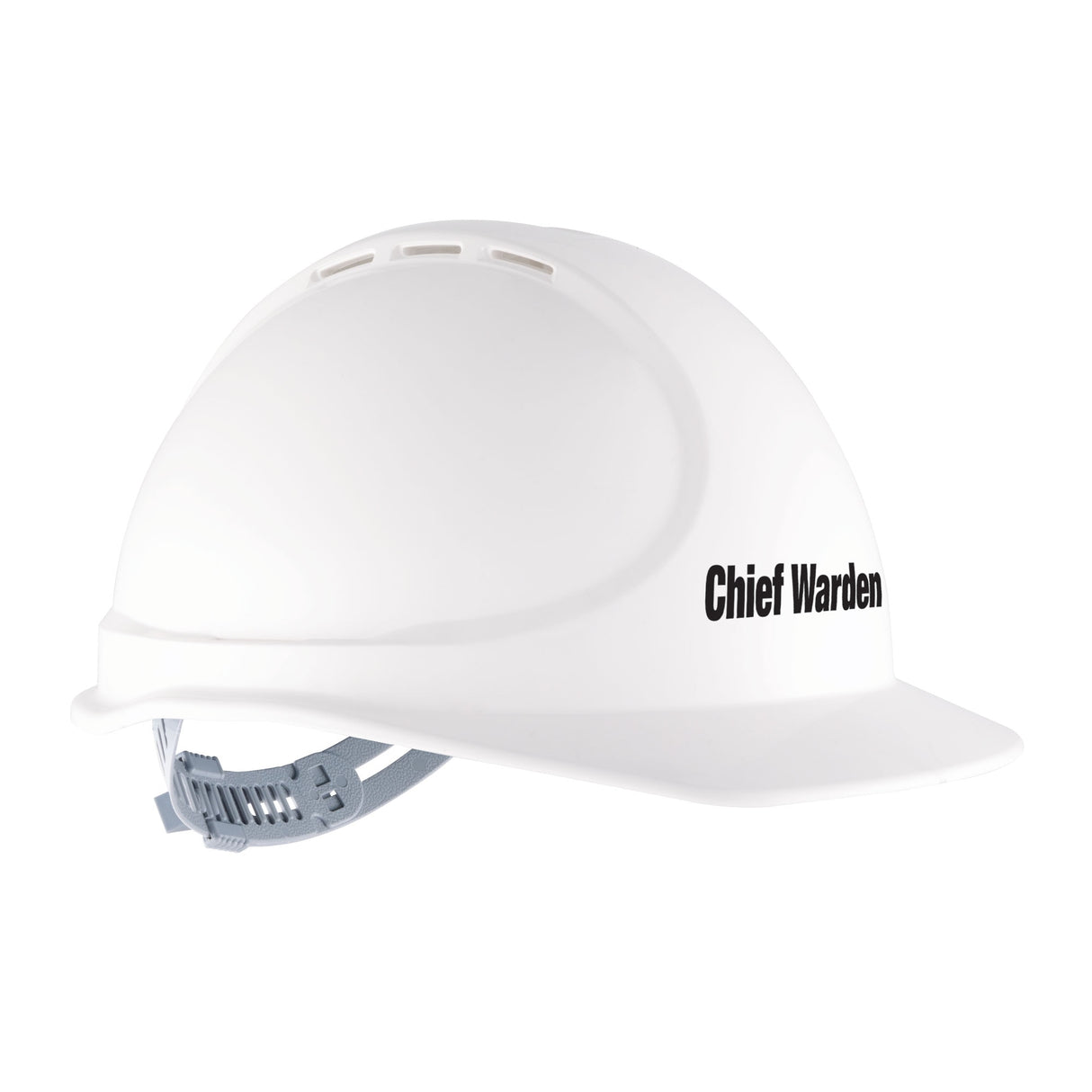 HPFPRGTE03CW-GTE3 Chief Warden Essential Type 1 ABS Vented Hard Hat with Slide Lock Harness
