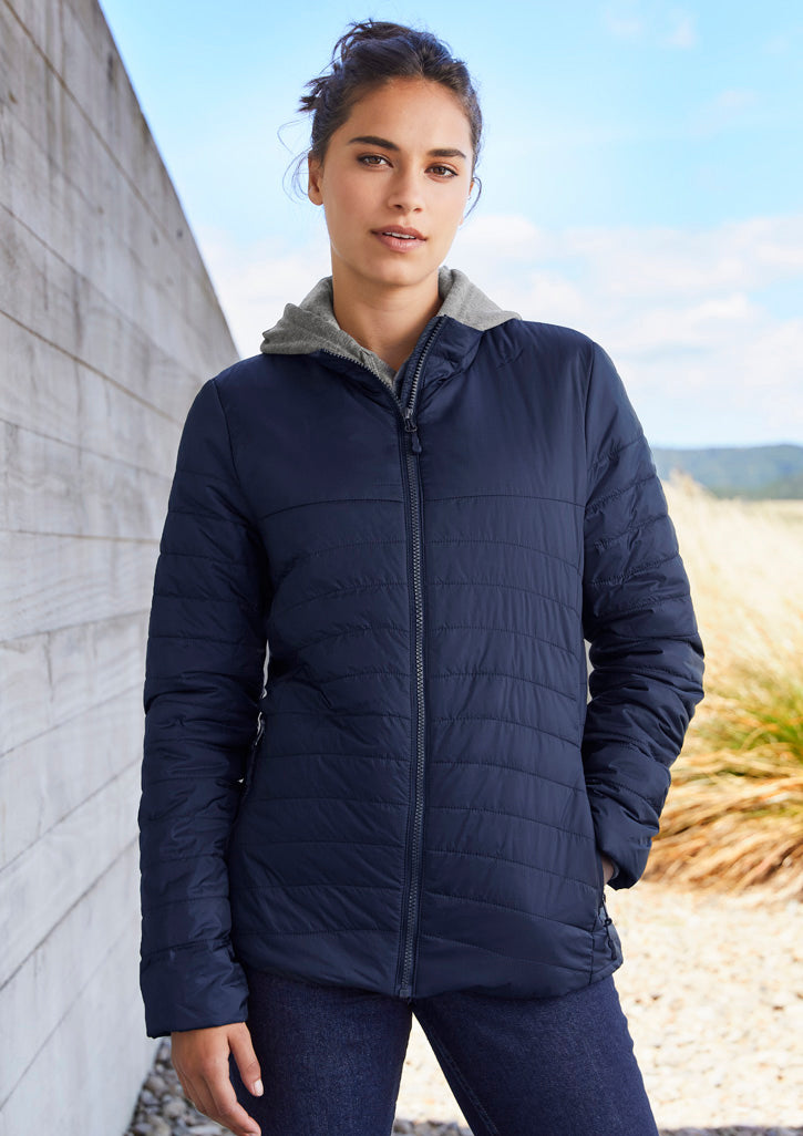 J750L-Ladies Expedition Quilted Jacket