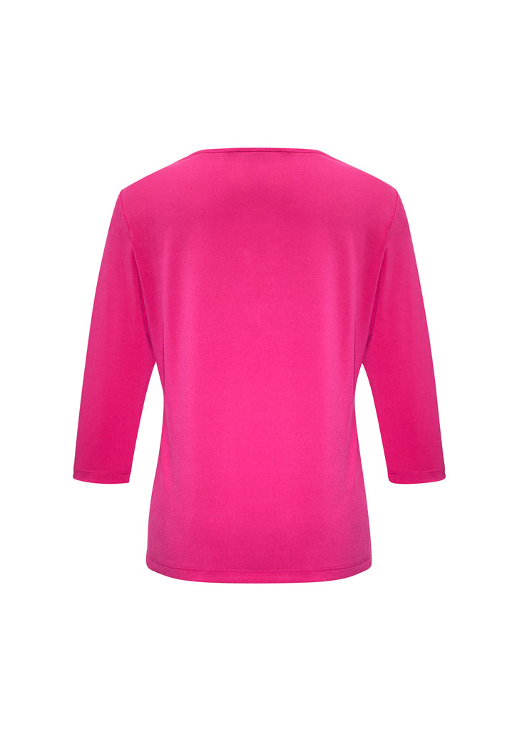 K819LT-Ladies Lana 3/4 Sleeve Top