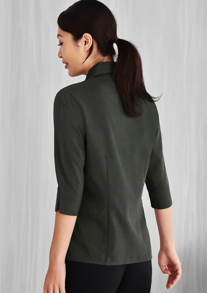 LB3600-Ladies Plain Oasis 3/4 Sleeve Shirt