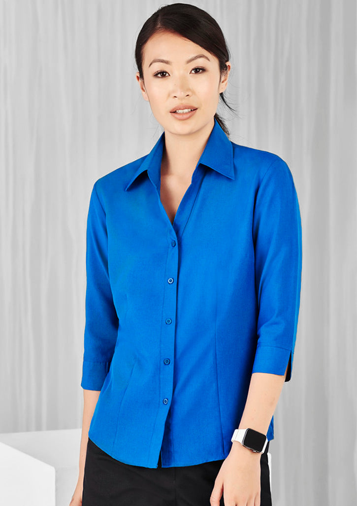 LB3600-Ladies Plain Oasis 3/4 Sleeve Shirt