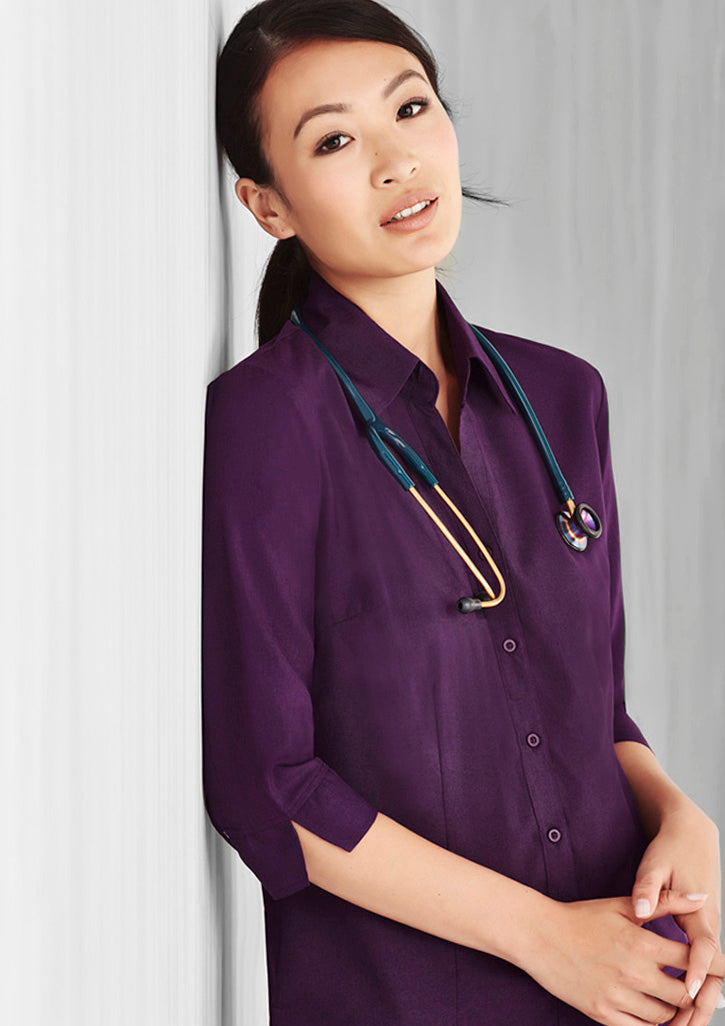 LB3600-Ladies Plain Oasis 3/4 Sleeve Shirt