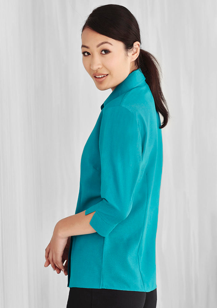 LB3600-Ladies Plain Oasis 3/4 Sleeve Shirt