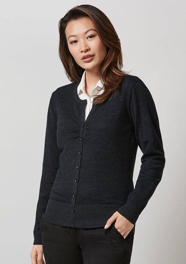 LC131LL-Ladies Origin Merino Cardigan