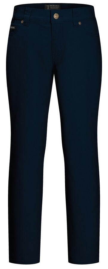 RMPC015-Ladies Cotton Stretch Jeans Mid Rise - Straight Leg - Classic Fit
