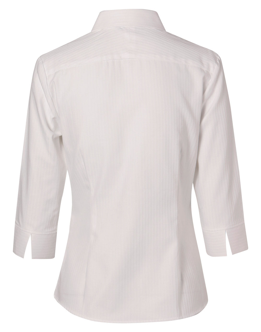 M8113 Women's Mini Herringbone 3/4 Sleeve Shirt