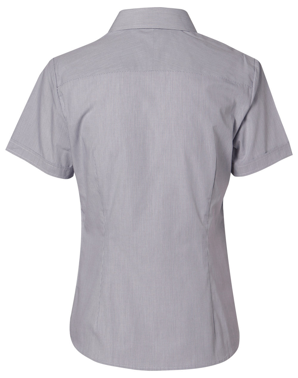 M8211 Women's Fine Stripe Short Sleeve Shirt
