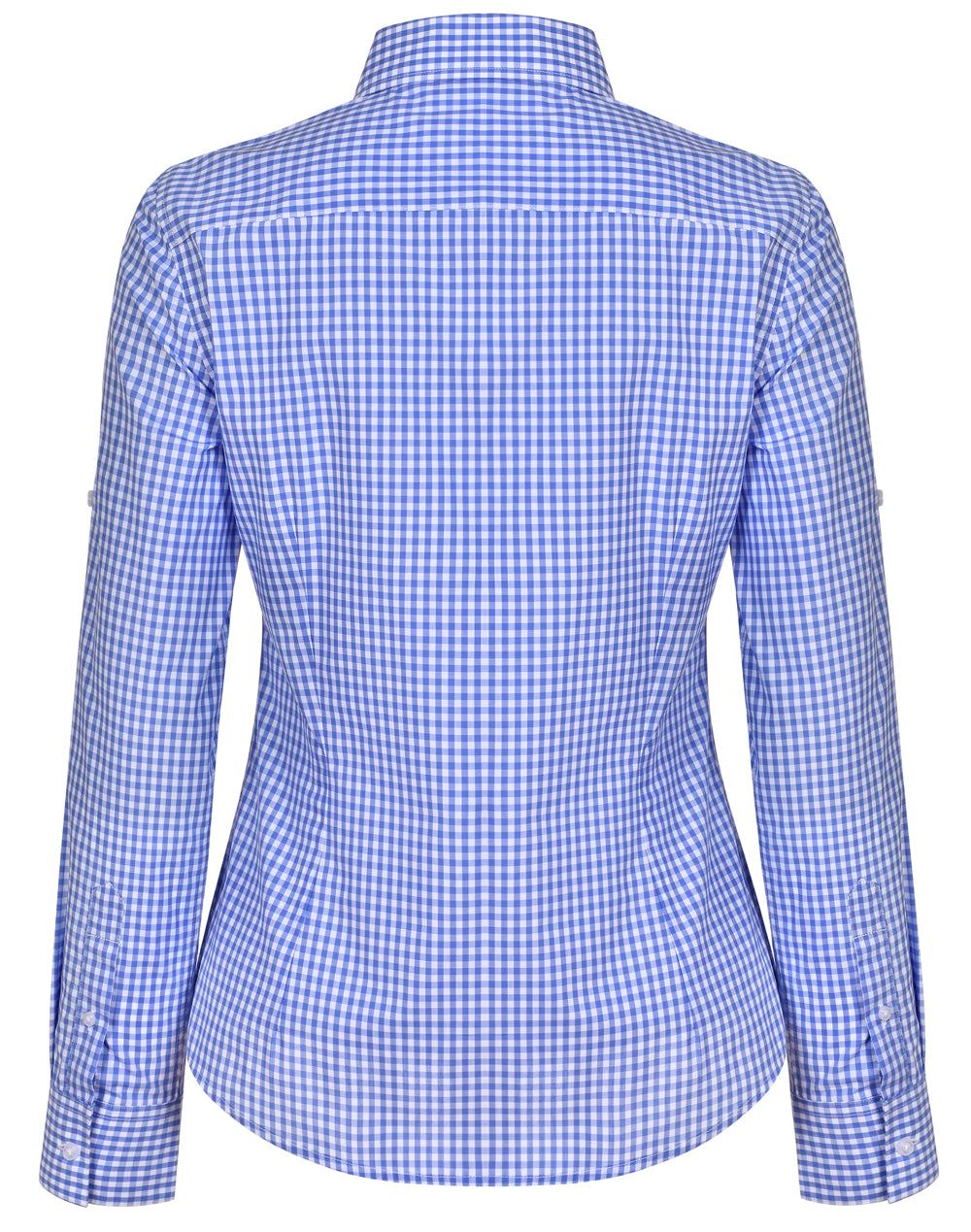 M8300L Ladies' Gingham Check Long Sleeve Shirt