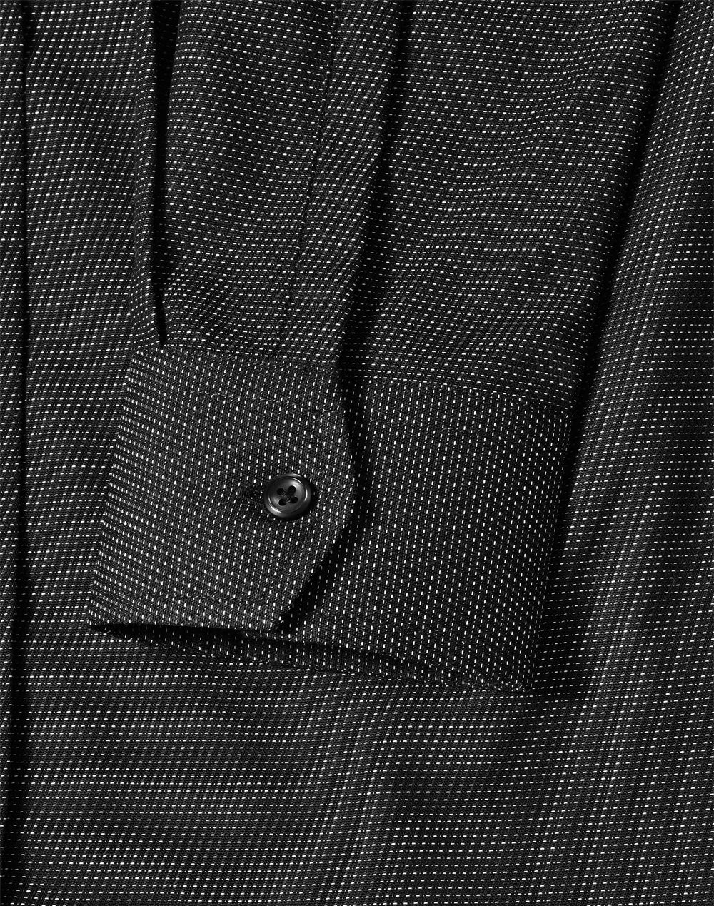 M8400L ASCOT LADIES LONG SLEEVE DOT JACQUARD STRETCH SHIRT