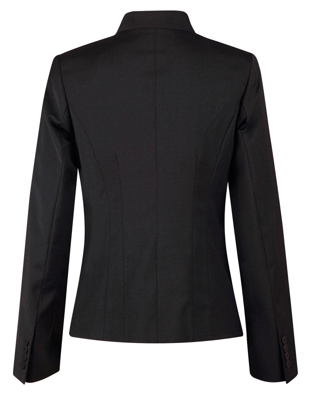 M9202 Ladies' Wool Blend Stretch Reverse Lapel Jacket