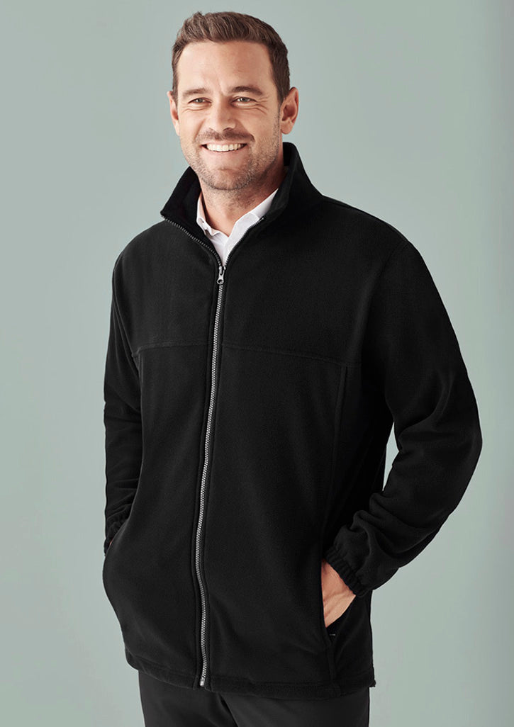 PF630-Mens Plain Micro Fleece Jacket
