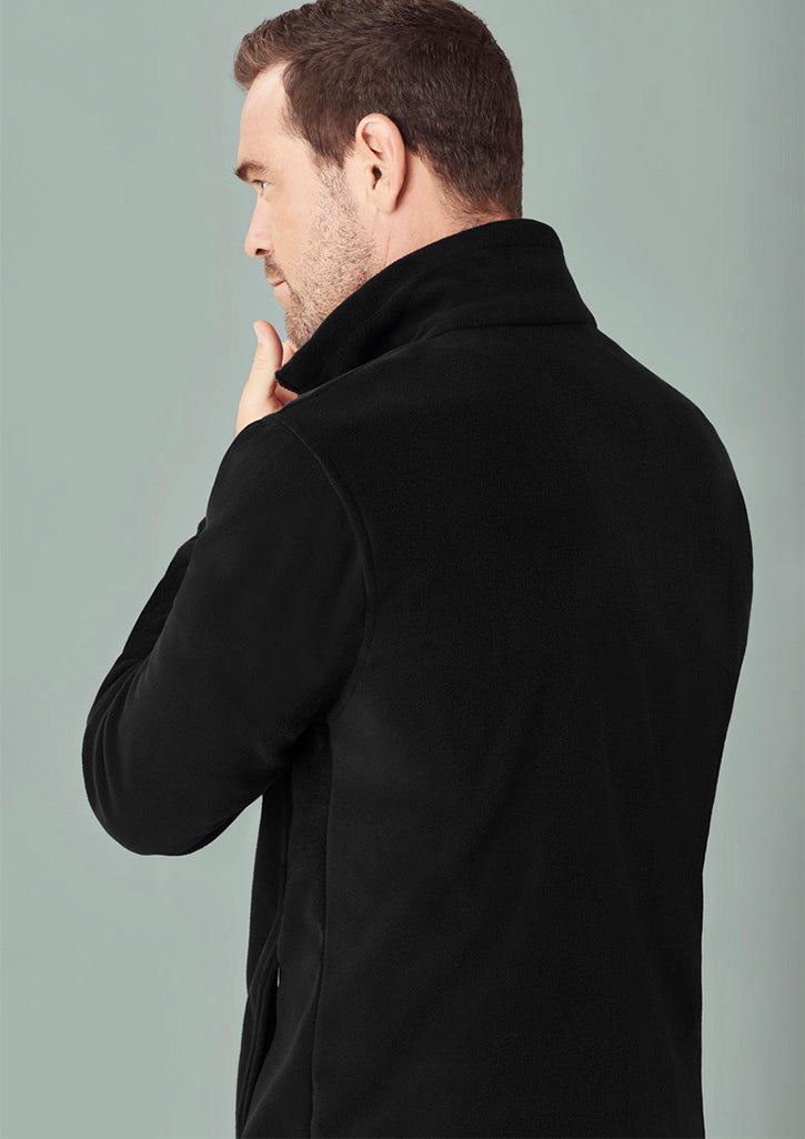 PF630-Mens Plain Micro Fleece Jacket