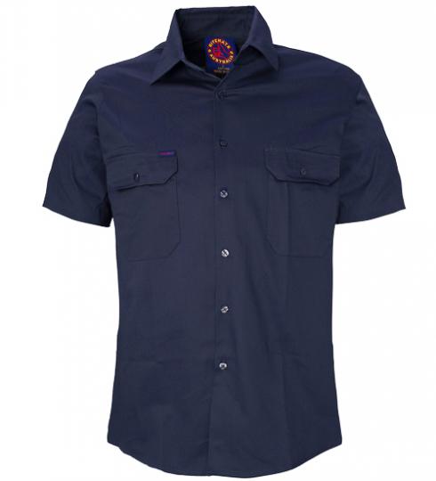 RM1000S-Open Front S/S Shirt