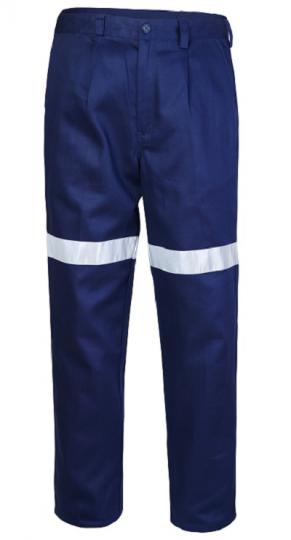 RM1002R-Belt Loop Drill Trouser with 3M 8910 Reflective Tape