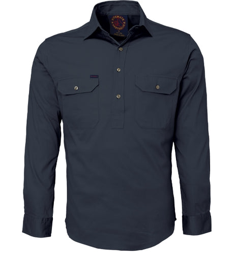 RM100CF-Closed Front L/S Shirt