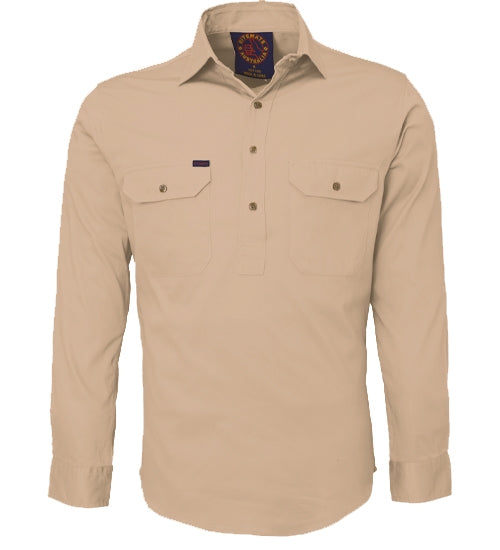 RM100CF-Closed Front L/S Shirt