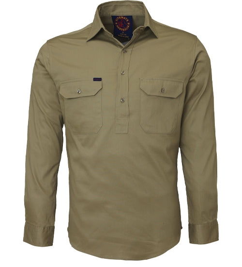 RM100CF-Closed Front L/S Shirt