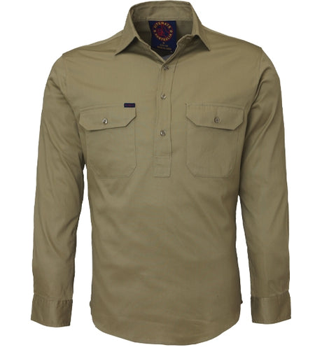 RM100CF-Closed Front L/S Shirt