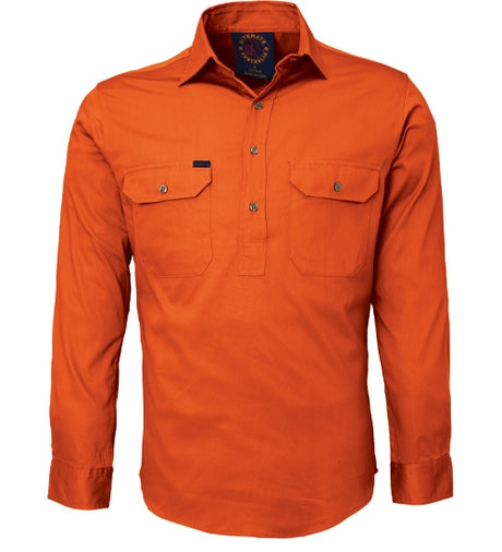 RM100CF-Closed Front L/S Shirt
