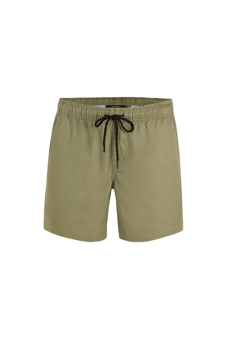 Elastic Waist Utility Short
