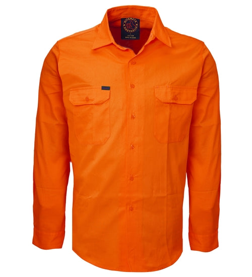RM108V3-Vented Light Weight Open Front L/S Shirt