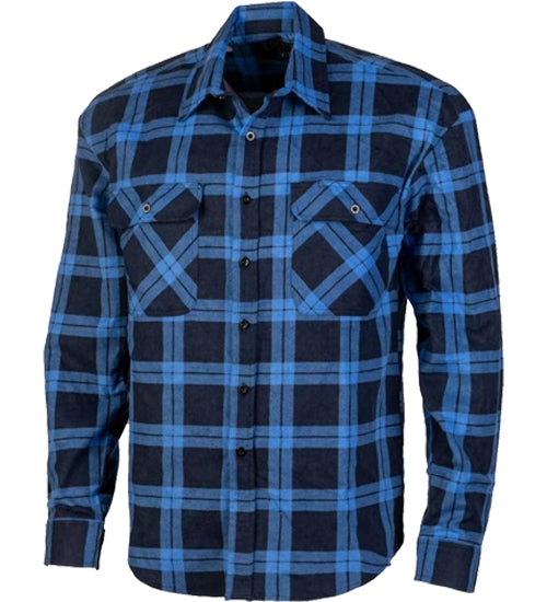 RM123FOF-Open Front Flannelette Shirt