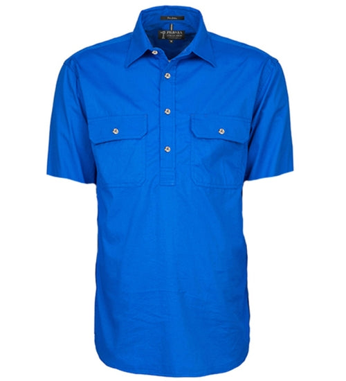 RM200CFS-Men's Pilbara Shirt Closed Front S/S Shirts