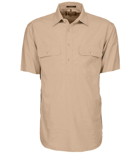 RM200CFS-Men's Pilbara Shirt Closed Front S/S Shirts