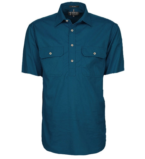 RM200CFS-Men's Pilbara Shirt Closed Front S/S Shirts