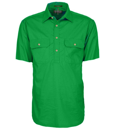 RM200CFS-Men's Pilbara Shirt Closed Front S/S Shirts