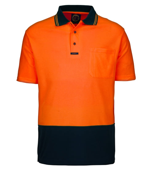 RM2346S-Hi Viz S/S Polo Shirt