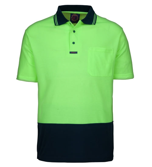 RM2346S-Hi Viz S/S Polo Shirt