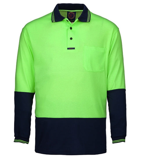 RM2346-Hi Viz L/S Polo Shirt