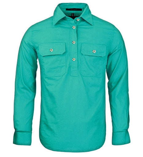 RM300CF-Long sleeve Closed Front Shirt for Ladies-Pilbara