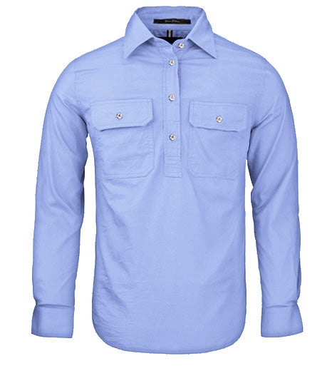 RM300CF-Long sleeve Closed Front Shirt for Ladies-Pilbara