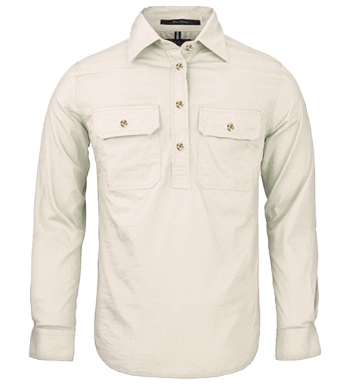 RM300CF-Long sleeve Closed Front Shirt for Ladies-Pilbara