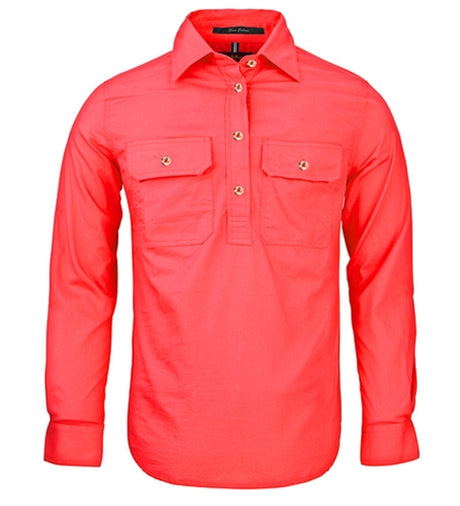 RM300CF-Long sleeve Closed Front Shirt for Ladies-Pilbara