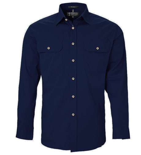 RM500BT-Men's Pilbara Longsleeve (Open Front)