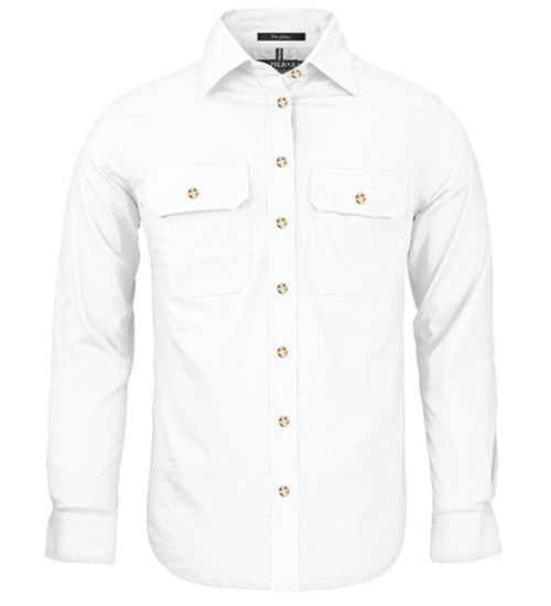 RM600BT-Ladies Pilbara Open Front L/S Shirts