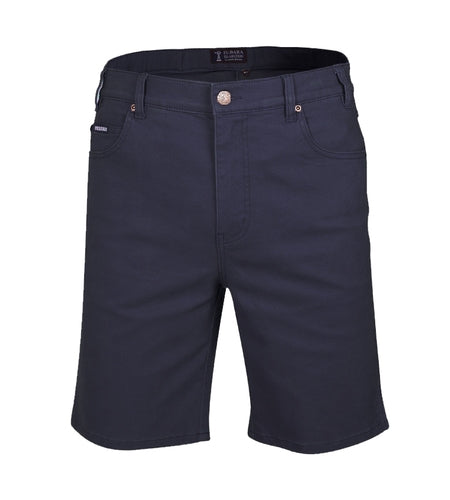 RMPC033-Men's Cotton Stretch Mid-Length Jean Shorts