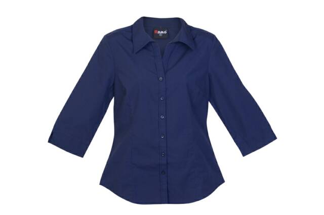 S004FQ-Ladies 3/4 Sleeve Shirts